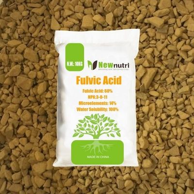 99% Water Soluble 55% Fulvic Acid Organic Potassium Fertilizer